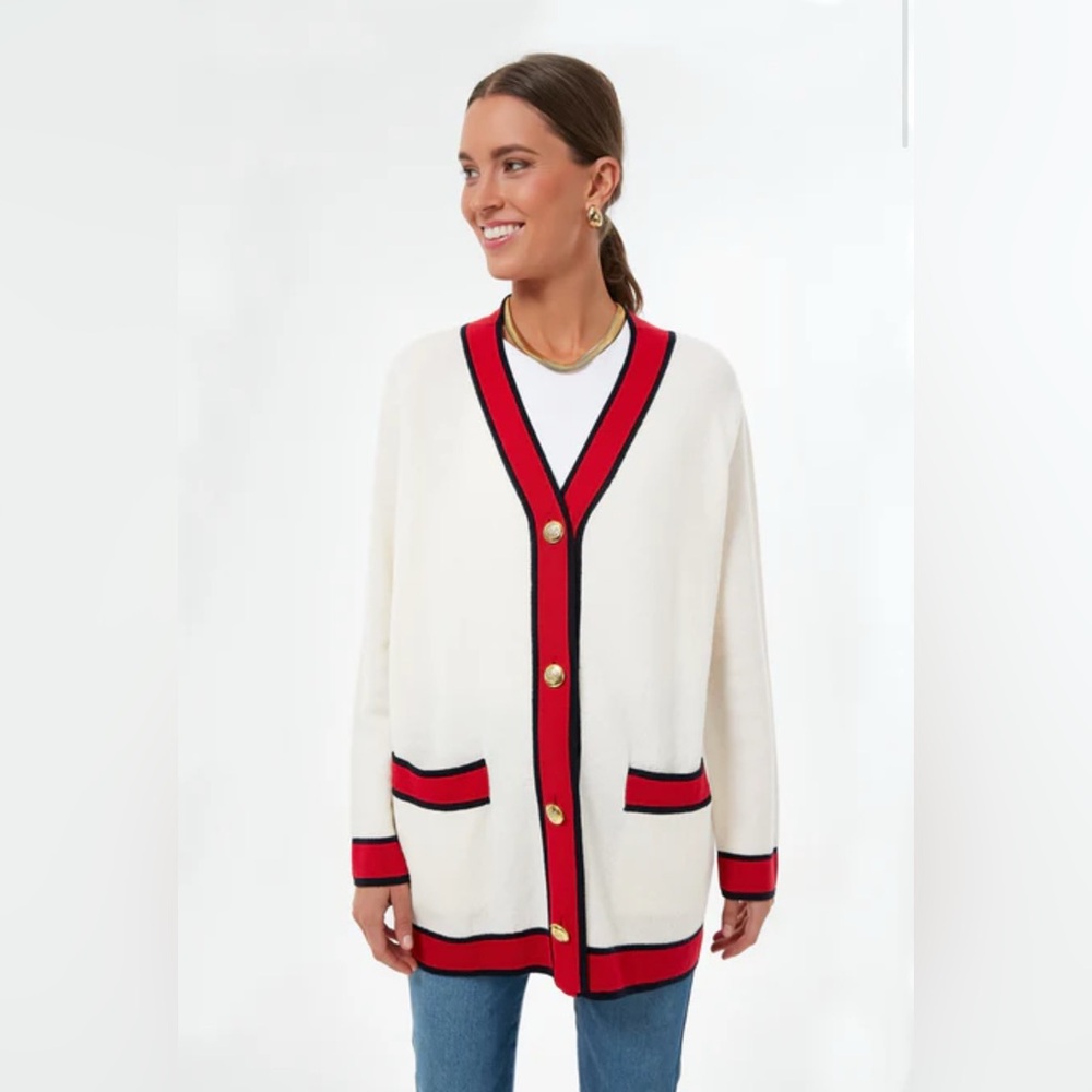 Tuckernuck Ivory Lauren Cardigan Size L